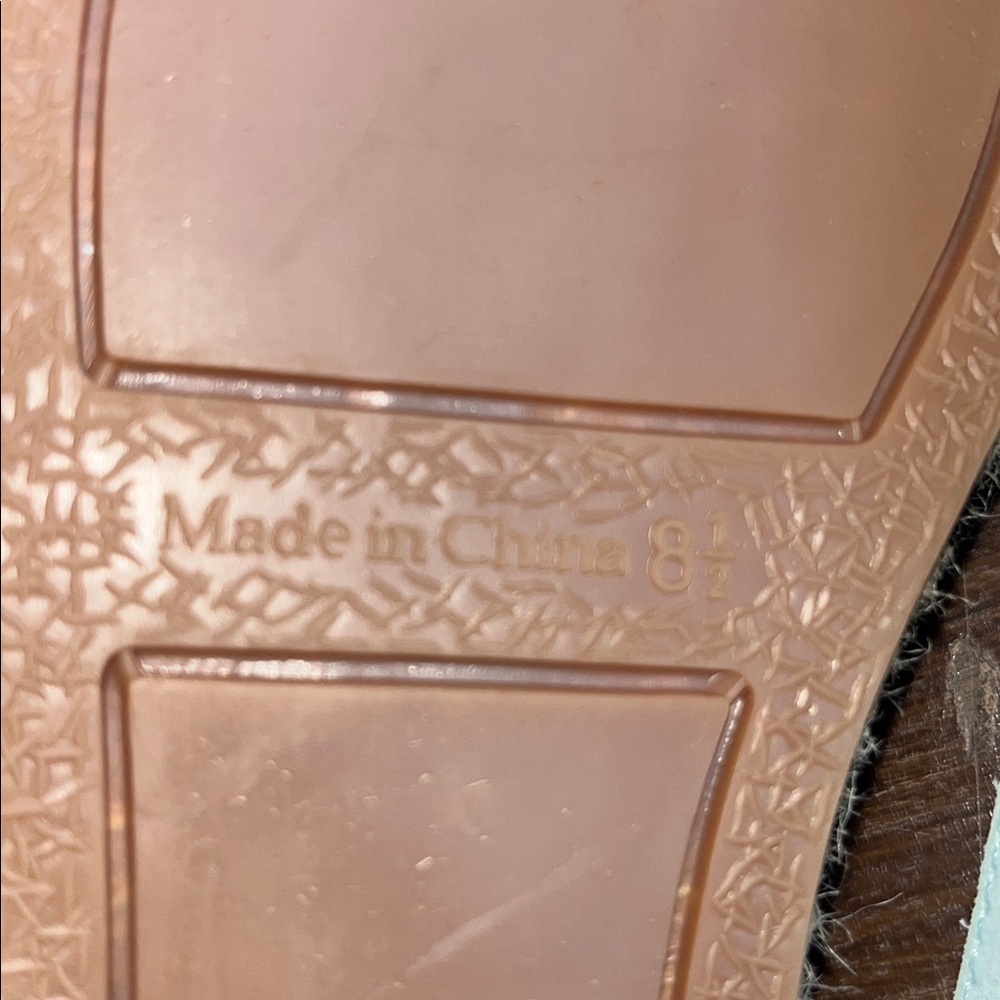 Talbots Women’s Hadley Chained Suede Espadrilles Size 8.5 Platform Mint Green - Picture 7 of 7